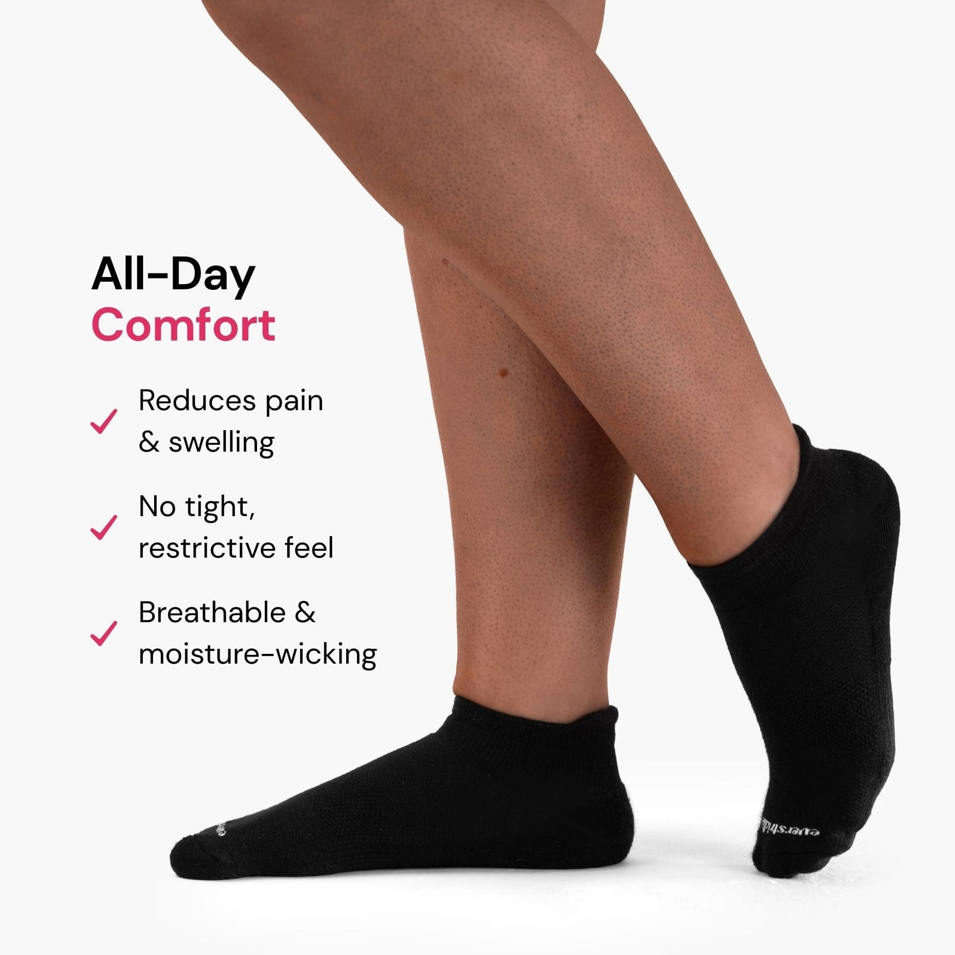 Ankle-Fit Bamboo Compression Socks — view 5